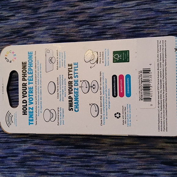 Cellphone Popsocket Oil Agate - Picture 3 of 3